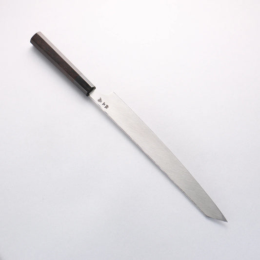 Sakai Takayuki Chef Series Hien Silver Steel No.3 Kengata Yanagiba 300mm Ebony Wood Handle