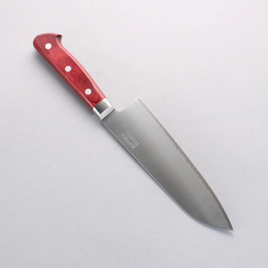 Takamura Knives SG2 Santoku 170mm with Red Pakka wood Handle
