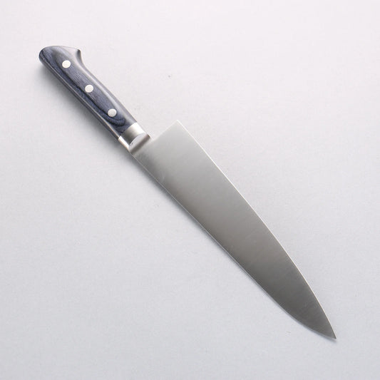 Seisuke Seiten Molybdenum Gyuto 210mm Navy blue Pakka wood Handle with Sheath