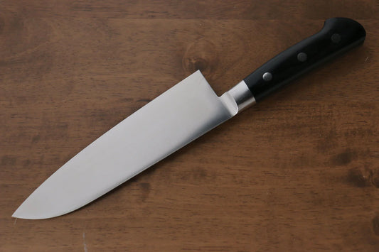 Iseya Molybdenum Santoku 180mm Black Pakka wood Handle