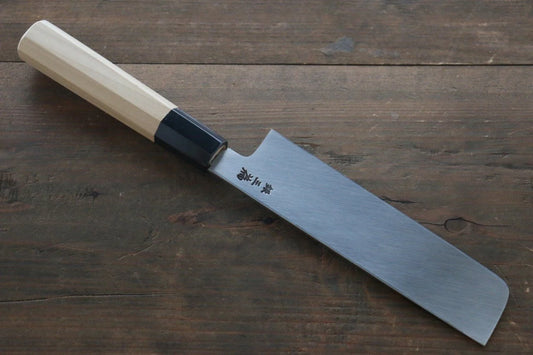 Sakai Takayuki Chef Series Silver Steel No.3 Usuba Magnolia Handle