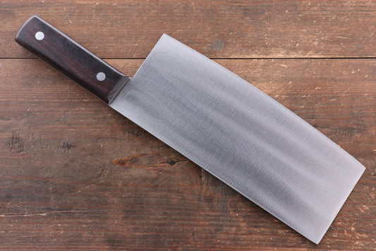 Seisuke Whole steel Chinese Cleaver 220mm Shitan Handle