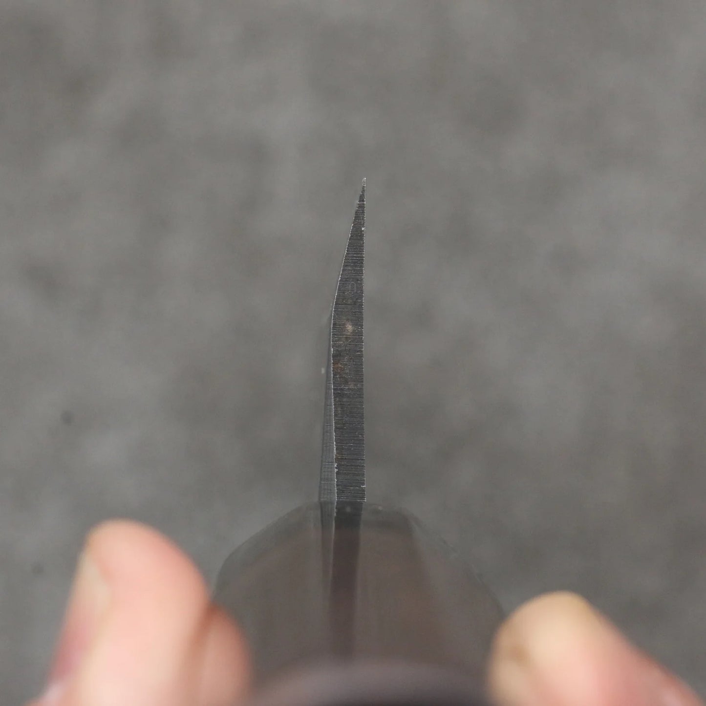 Hideo Kitaoka White Steel No.2 Damascus Mioroshi Deba 240mm Shitan Handle - Only one left