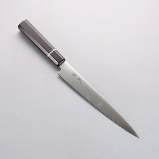 Seisuke Molybdenum Slicer 210mm Black Pakka wood Handle