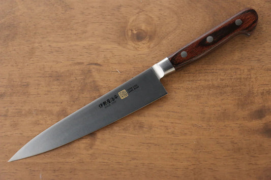 Iseya Molybdenum Petty-Utility 150mm Mahogany Pakka wood Handle